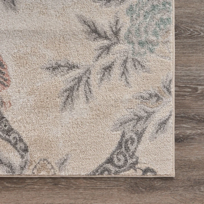 Rugs Town 81547 White/ Ivory 7'9" X 9'5 Rect. Rug
