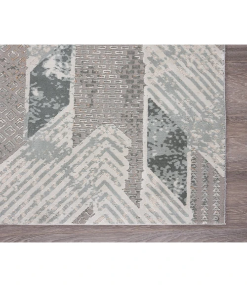 LR Home MICHELLE 81635 Harbor Mist/ Coconut Milk 5'3"X7'3 Rect. Rug