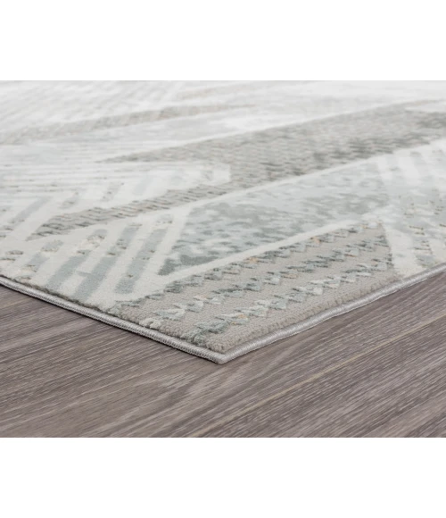 LR Home MICHELLE 81635 Harbor Mist/ Coconut Milk 5'3"X7'3 Rect. Rug