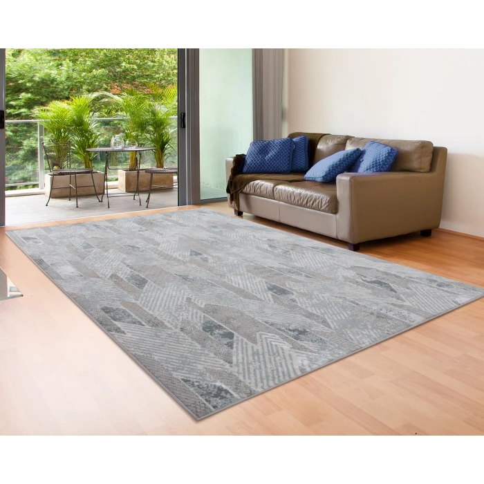 Rugs Town 81635 Harbor Mist/ Coconut Milk 9' X 12' Rect. Rug