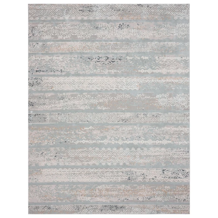 Rugs Town 81636 Harbor Mist/ Coconut Milk 5'3"X7'3 Rect. Rug