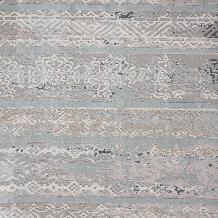 Rugs Town 81636 Harbor Mist/ Coconut Milk 5'3"X7'3 Rect. Rug