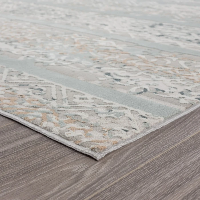 Rugs Town 81636 Harbor Mist/ Coconut Milk 5'3"X7'3 Rect. Rug