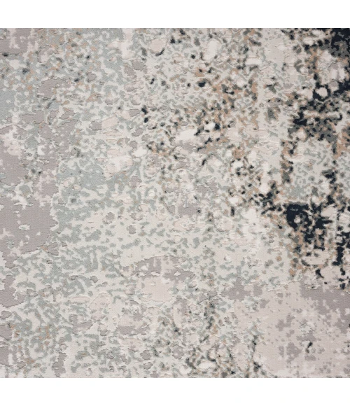 LR Home MICHELLE 81637 Coconut Milk/ Shark 1'10" X 3'0 Rect. Rug