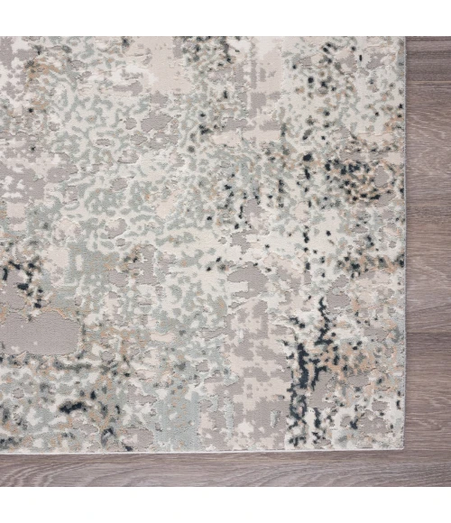 LR Home MICHELLE 81637 Coconut Milk/ Shark 1'10" X 3'0 Rect. Rug