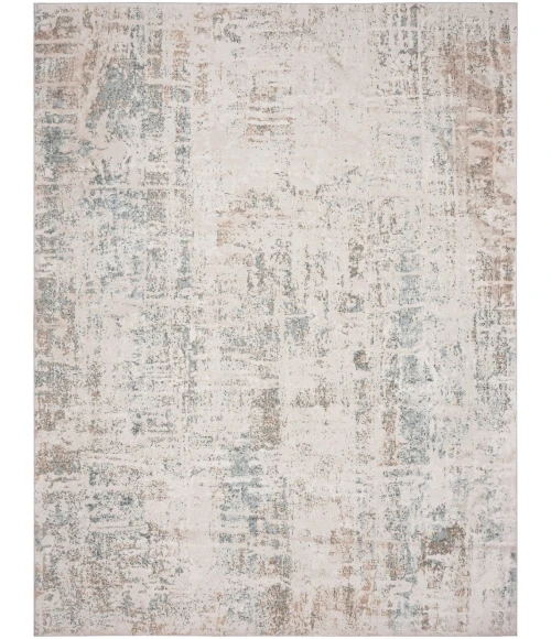 LR Home Michelle Gray/Cream/Blue/Taupe 81638 7 ft. 10 in. X 9 ft. 10 in. Rect. Rug