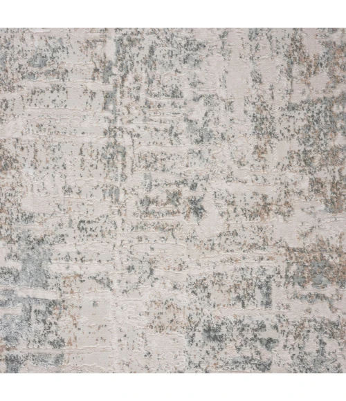 LR Home Michelle Gray/Cream/Blue/Taupe 81638 7 ft. 10 in. X 9 ft. 10 in. Rect. Rug