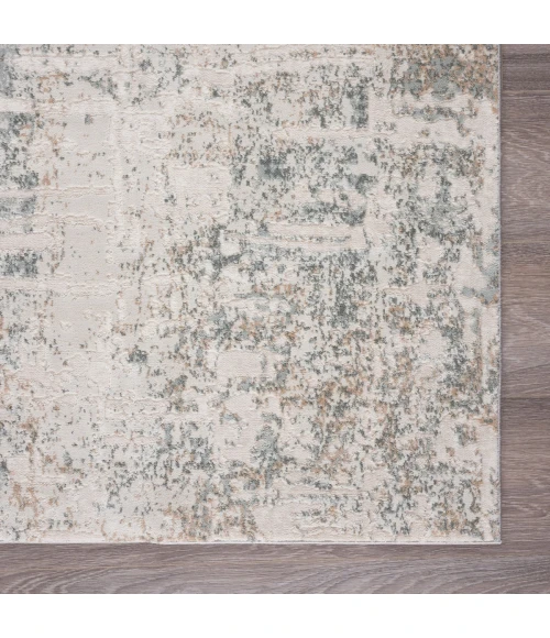 LR Home Michelle Gray/Cream/Blue/Taupe 81638 7 ft. 10 in. X 9 ft. 10 in. Rect. Rug