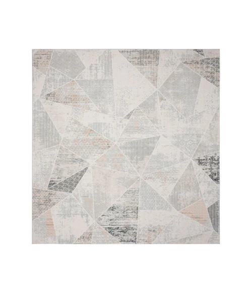 LR Home MICHELLE 81639 Coconut Milk/ Shark 9' X 12' Rect. Rug