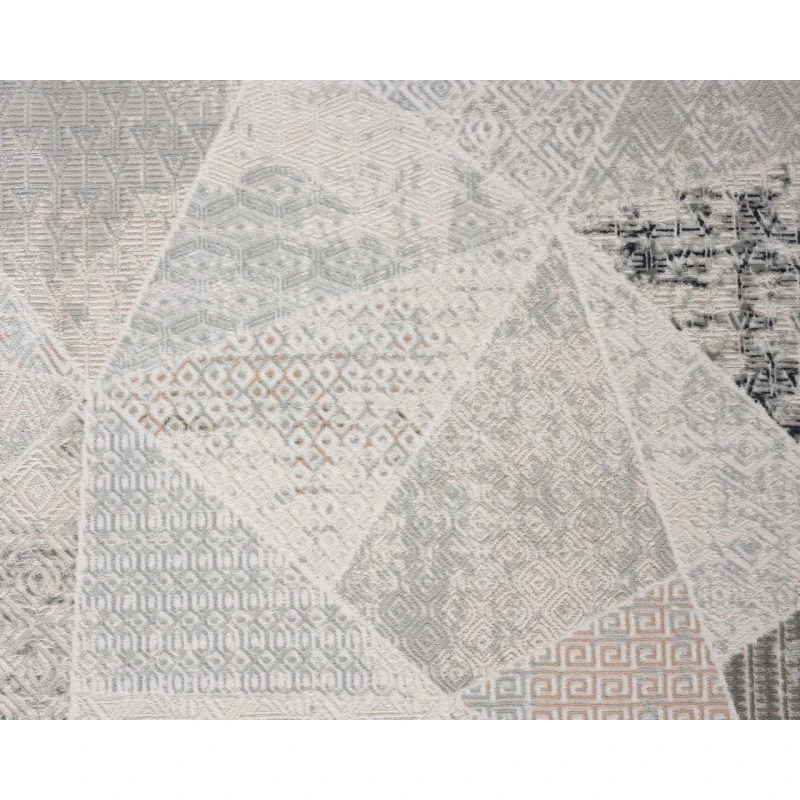Rugs Town 81639 Coconut Milk/ Shark 1'10" X 3'0 Rect. Rug