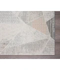 LR Home MICHELLE 81639 Coconut Milk/ Shark 1'10" X 3'0 Rect. Rug