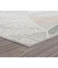 LR Home MICHELLE 81639 Coconut Milk/ Shark 1'10" X 3'0 Rect. Rug