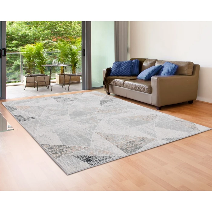 Rugs Town 81639 Coconut Milk/ Shark 5'3
