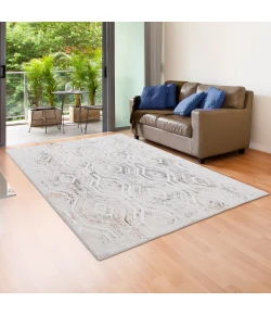 LR Home Michelle Cream MICHE 4ft. x 6ft. Rectangle Rug