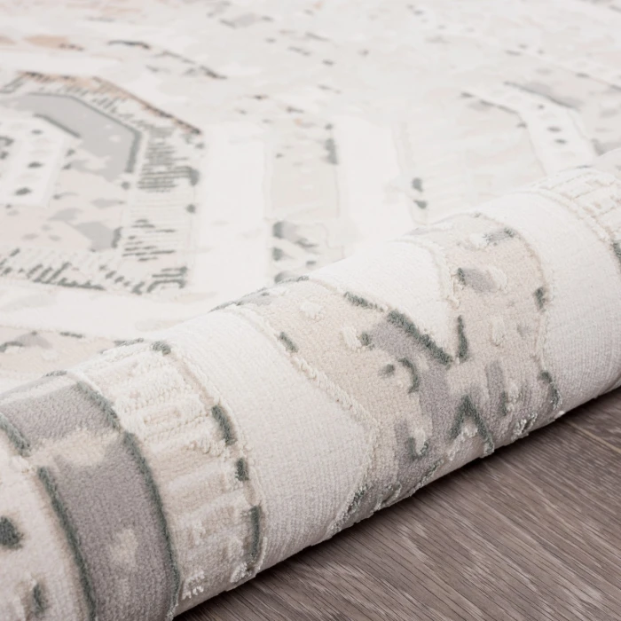 Rugs Town Cream MICHE 4ft. x 6ft. Rectangle Rug