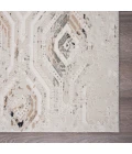 LR Home MICHELLE 81640 Coconut Milk/ Gray 5'3"X7'3 Rect. Rug