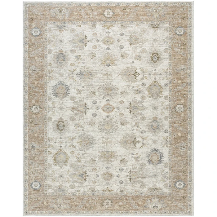 Rugs Town Cream MIRAN 7ft.9in. x 10ft. Rectangle Rug