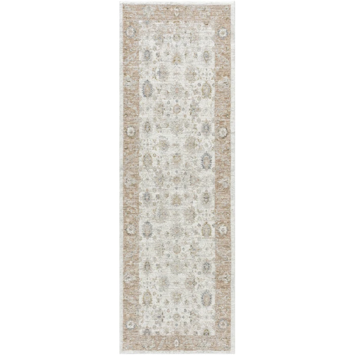 Rugs Town Cream MIRAN 2ft.7in. x 7ft.10in. Runner Rug