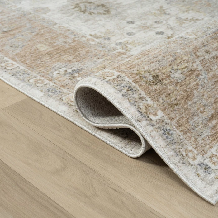 Rugs Town Cream MIRAN 2ft.7in. x 7ft.10in. Runner Rug