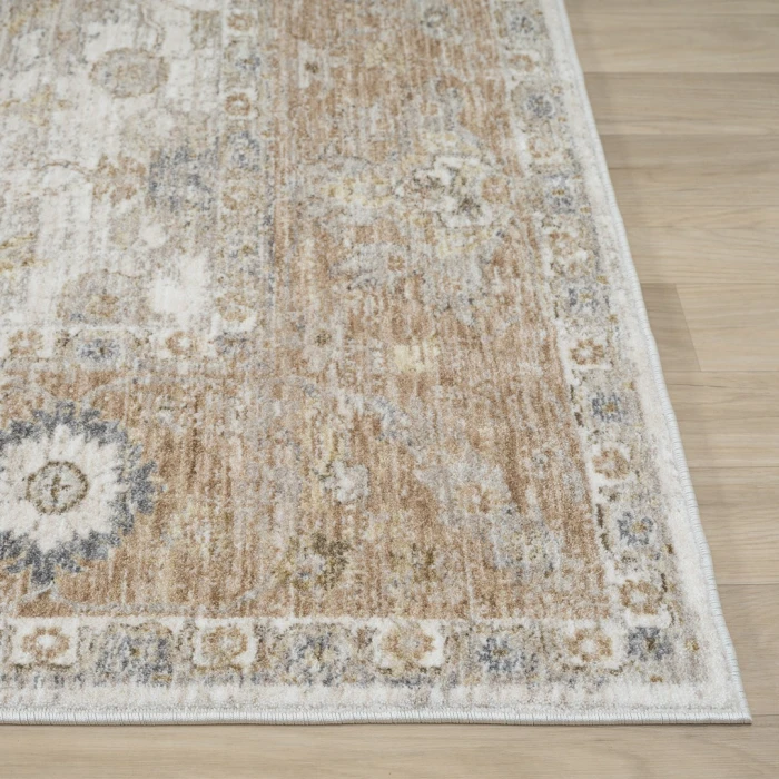 Rugs Town Cream MIRAN 2ft.7in. x 7ft.10in. Runner Rug