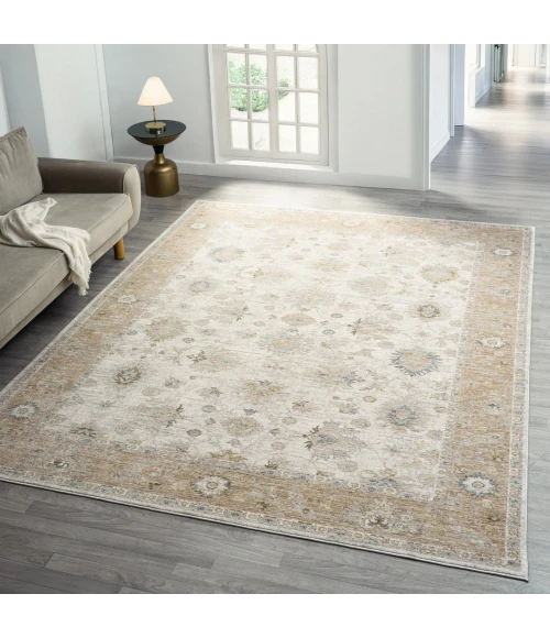 Rugs Town Miranda Cream Selina 4ft. x 6ft.6in. Rect. Rug