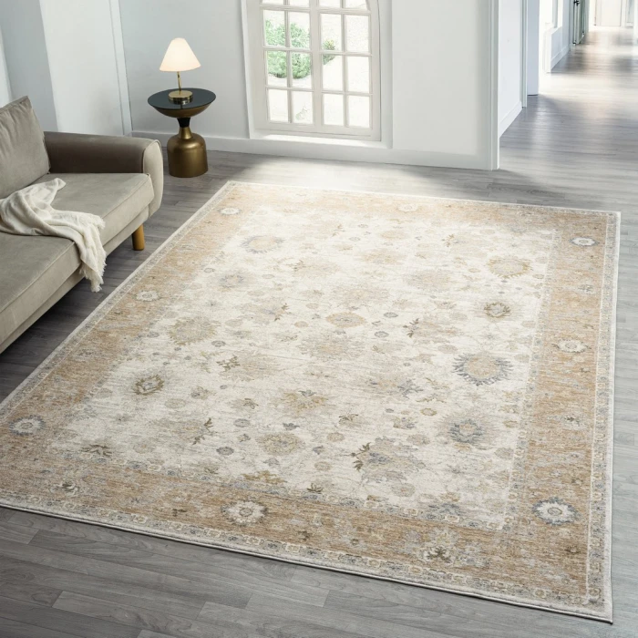 Rugs Town Cream Selina 4ft. x 6ft.6in. Rect. Rug