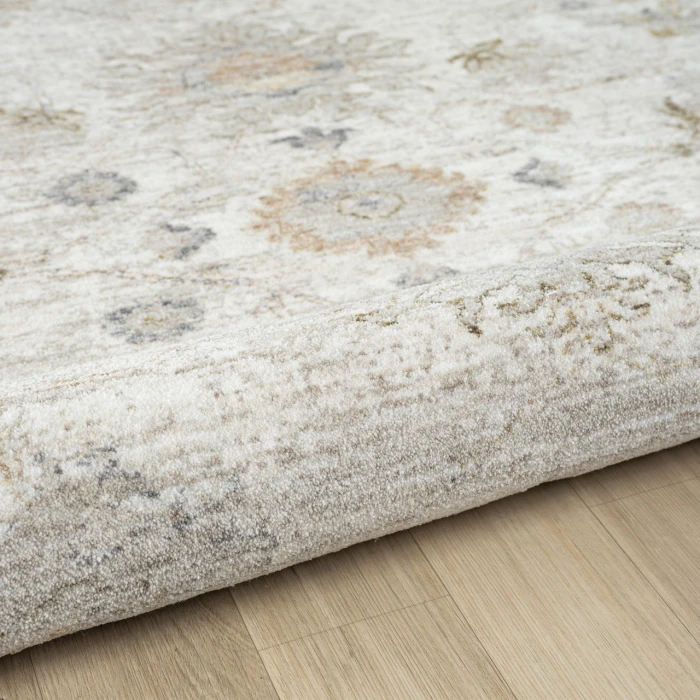 Rugs Town Cream MIRAN 6ft.6in. x 6ft.6in. Round Rug