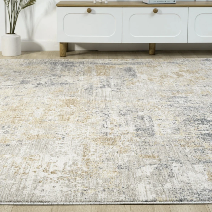 Rugs Town Ivory MIRAN 2ft.7in. x 7ft.10in. Runner Rug