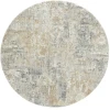 LR Home Miranda Ivory MIRAN 6ft.6in. x 6ft.6in. Round Rug
