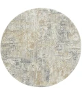 LR Home Miranda Ivory MIRAN 6ft.6in. x 6ft.6in. Round Rug