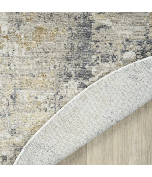 LR Home Miranda Ivory MIRAN 6ft.6in. x 6ft.6in. Round Rug