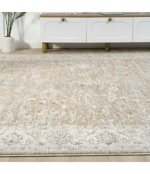 Rugs Town Miranda Tan Florita 4ft. x 6ft.6in. Rect. Rug