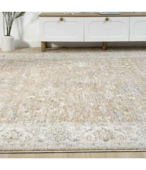 LR Home Miranda Tan MIRAN 5ft. x 7ft.10in. Rectangle Rug