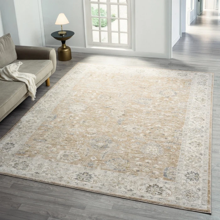 LR Home Miranda Tan Florita 4ft. x 6ft.6in. Rect. Rug