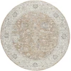 LR Home Miranda Tan MIRAN 6ft.6in. x 6ft.6in. Round Rug