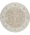 LR Home Miranda Tan MIRAN 6ft.6in. x 6ft.6in. Round Rug