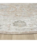 LR Home Miranda Tan MIRAN 6ft.6in. x 6ft.6in. Round Rug