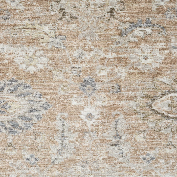 Rugs Town Tan MIRAN 6ft.6in. x 6ft.6in. Round Rug