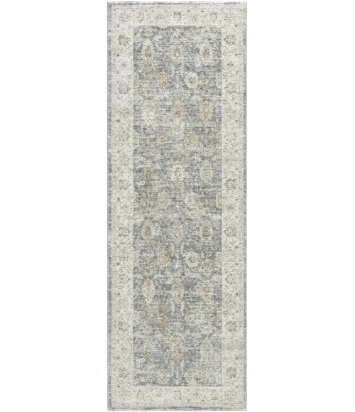 LR Home Miranda Blue MIRAN 2ft.7in. x 7ft.10in. Runner Rug