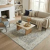 Rugs Town 82917 Blue / Ivory 4ft. x 6ft.6in. Rect. Rug