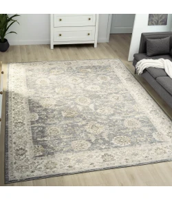 LR Home Miranda Blue MIRAN 9ft. x 12ft. Rectangle Rug