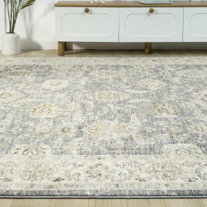 Rugs Town Blue Florita 4ft. x 6ft.6in. Rect. Rug