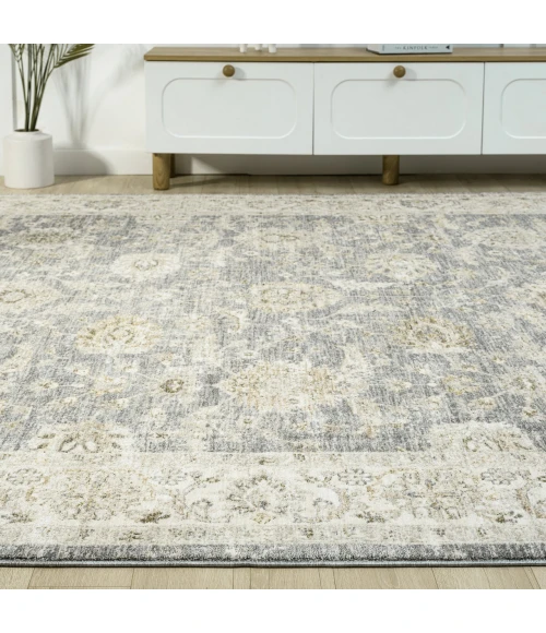 LR Home Miranda Blue MIRAN 9ft. x 12ft. Rectangle Rug