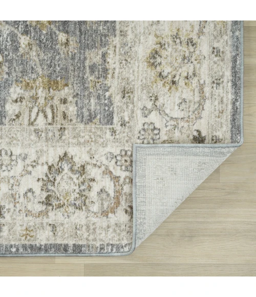 LR Home Miranda Blue MIRAN 9ft. x 12ft. Rectangle Rug