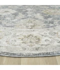 LR Home Miranda Blue MIRAN 6ft.6in. x 6ft.6in. Round Rug