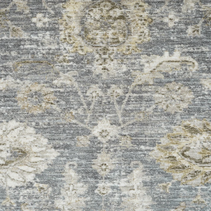 Rugs Town Blue MIRAN 6ft.6in. x 6ft.6in. Round Rug
