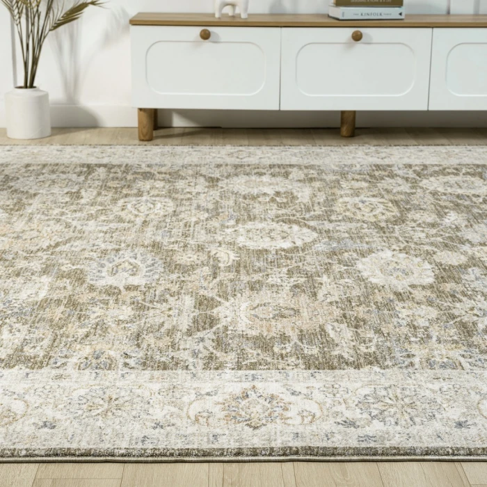 Rugs Town Green Florita 4ft. x 6ft.6in. Rect. Rug