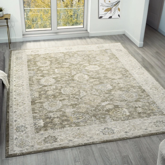 Rugs Town Green Florita 4ft. x 6ft.6in. Rect. Rug