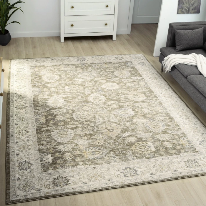 Rugs Town Green Florita 4ft. x 6ft.6in. Rect. Rug