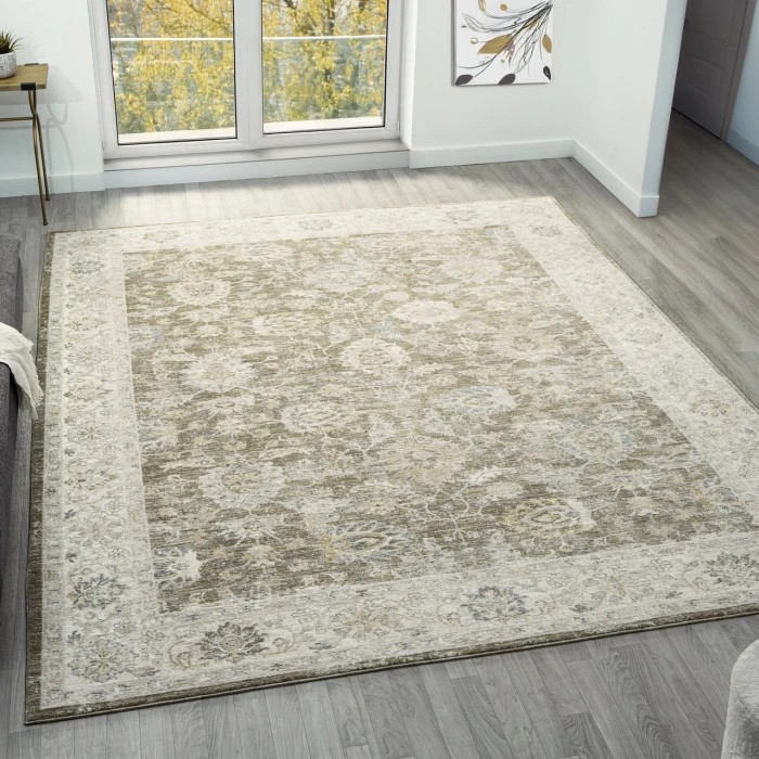 Rugs Town Green MIRAN 5ft. x 7ft.10in. Rectangle Rug